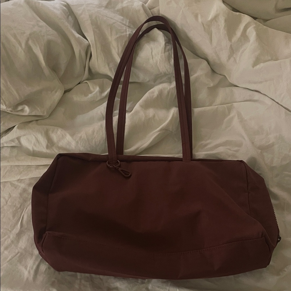 Baggu Medium Bowler Bag in Mahogany
